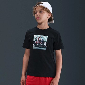 NIKE 短袖上衣 中大童 K NSW TEE TOTAL 90 HV5205010