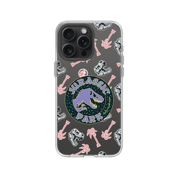 iPhone 15 Pro Max Clear 透明 - Jurassic Park/ Jurassic World - 侏羅紀公園- 彩色logo