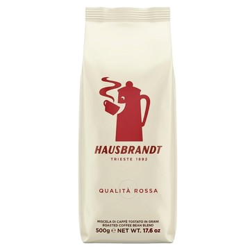 HAUSBRANDT 紅牌咖啡豆  咖啡豆(無研磨)  500g  1包