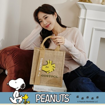 SNOOPY x Kiiwi O! 聯名款．經典棉麻提袋 糊塗塔克