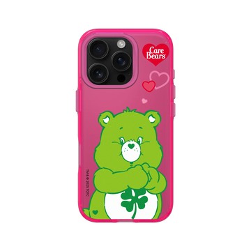 iPhone 16 Pro Clear 粉漾桃 - Care Bears - Good Luck Bear