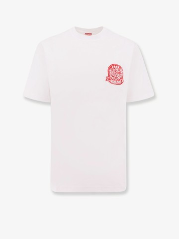 Biologic cotton t-shirt with drawn varsity patch - KENZO PARIS - gender_Man