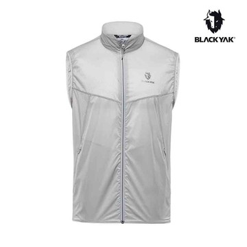 BLACKYAK 韓國 男 CHRONO背心[銀白] 運動 休閒背心 運動背心 防風 登山 BYAB1MV002