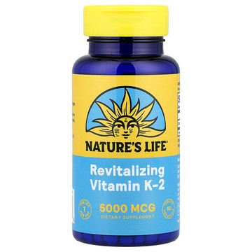 Nature's Life, 煥活維生素 K-2，5000 微克，60 片