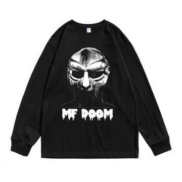 鐵面孔鐵地下嘻哈MF DOOM手指Madlib組合Madvillain說唱長袖T恤