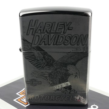 【ZIPPO】美系~Harley-Davidson-哈雷-4面連續雷射雕刻加工打火機