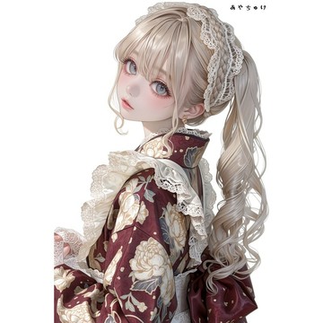 【9 月新作】07-143-0326 人物貼紙 幻想復古浪漫喫茶