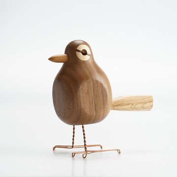 微一設計 / 洋梨鳥 深棕色