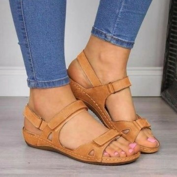 roman women flat sandals plus size 43 shoes大碼女平跟涼鞋