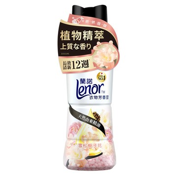 蘭諾衣物芳香豆雪松梔子花瓶裝450ml