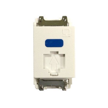 網路資訊插座卡式面板轉換蓋 藍點