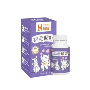 【Hyperr 超躍】狗貓排毛超好 保健品 (70克/罐) ｜排毛粉 益生菌 排毛纖維 化毛酵素 幫助化毛 溫和照護腸道健康
