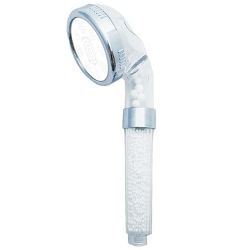 Water More 水摩爾 強力增壓細水SPA除氯型蓮蓬頭  透明白  1支