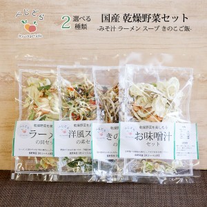 乾燥野菜 国産 乾燥野菜ミックス 無添加 味噌汁 乾燥 野菜 セット 野菜セット 2種類 お試し ぽっきり 1000円 ポイント消化 保存食 保存食