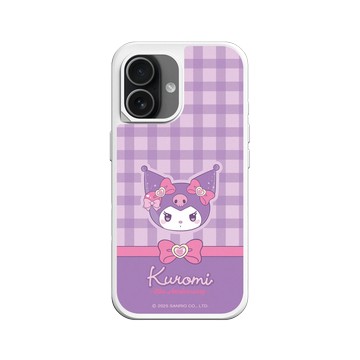 iPhone 17 SolidX 白 - 三麗鷗-酷洛米20週年 - 俏皮魔法-英倫格紋