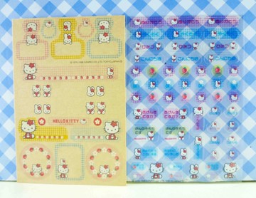 【震撼精品百貨】Hello Kitty 凱蒂貓~KITTY貼紙-復古兔子