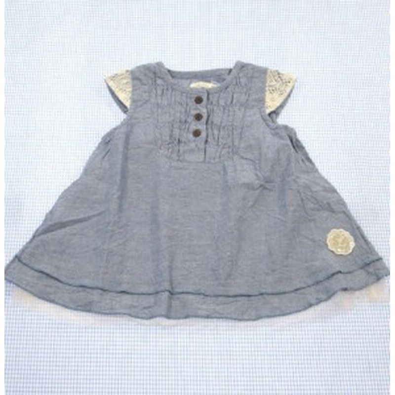 リリィアイボリー Lily Ivory キムラタン ワンピース 半袖 95cm 紺系 オールインワン 女の子 キッズ 子供服 中古 通販 Lineポイント最大1 0 Get Lineショッピング