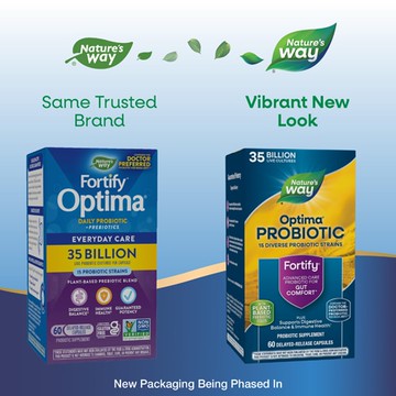 Nature's Way Fortify Optima Daily Probiotic 35 billion CFU - 60 Delayed Release Veg Capsules