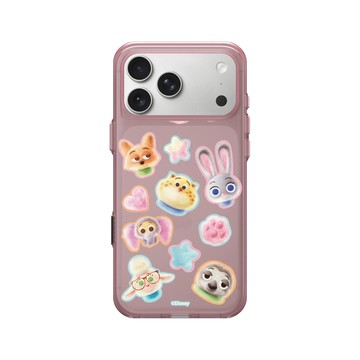 iPhone 17 Pro Max Clear (相機按鈕) 晶醺玫 - Walt Disney Animation Studios - 動物方城市 - 棉花糖