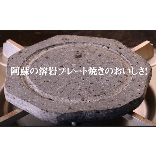 ふるさと納税 熊本県 熊本市 あか牛 阿蘇溶岩焼きセット（にんにく レモンステーキ 300g×1枚）溶岩プレート付き 和牛