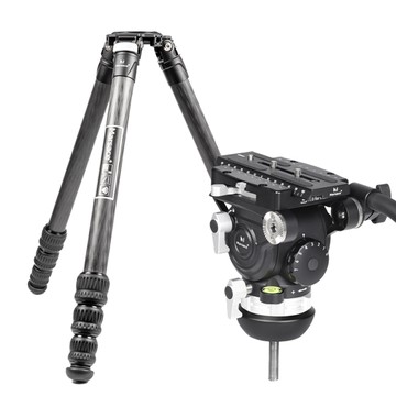 Marsace MT-3542SV＋SV-35R PRO 獵隼攝錄影腳架油壓雲台套組 碗座版 限量迷彩包