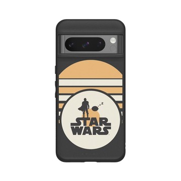 Pixel 8 Pro SolidSuit 黑 - Star Wars - The Mandalorian - 復古印刷