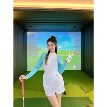 高爾夫服裝韓版高爾夫長袖女高爾夫套裝女裙網球服裝顯瘦彈力速干