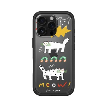 iPhone 16 Pro Mod NX 黑 - MacaronToe 馬卡龍腳趾 - 喵 MEOW!