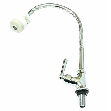 360度萬向管自由栓 台灣製造 陶瓷芯 全銅本體 兩段式出水氣泡頭  1個  64cm