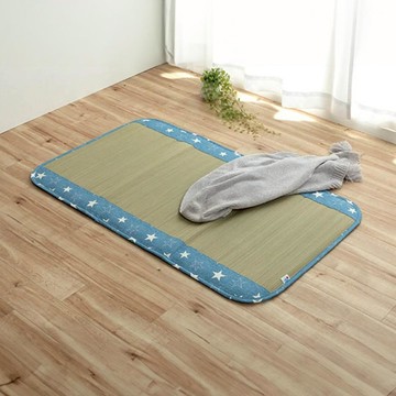 【1111限時優惠】兒童藺草睡墊Nino 70x120cm 兒童藺草睡墊Nino藍色行星