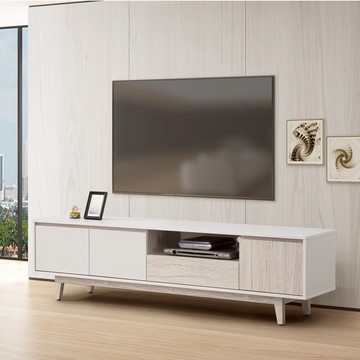 直人木業-TIME現代風182公分電視櫃