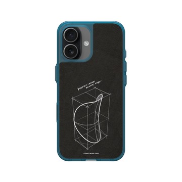 iPhone 17 Clear (相機按鈕) 夜幕藍 - Sketch Factory - 經典洋芋片