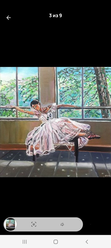 原創畫作《芭蕾舞者》油畫畫作，純手工原創
