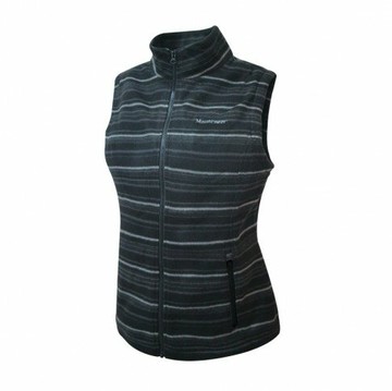 【【蘋果戶外】】山林 32V08 01 黑色 女 防風保暖背心 防風 內裡刷毛 秋冬 Mountneer