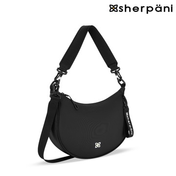 Sherpani RFID 防潑水多功能斜背包 (25II) Mina 5L｜黑色/Raven