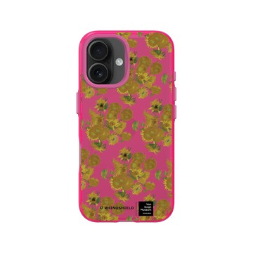 iPhone 16 Clear 粉漾桃 - Van Gogh Museum - 向日葵 - 重複圖案