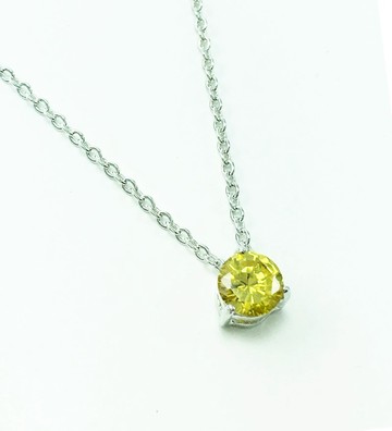 誕生石系列/十一月份/黃水晶 CITRINE/項鍊/生日禮