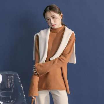 大地色系立領毛衣-共3色【KT222018】