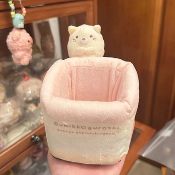 春季上新🌸桃園出貨🌸日系可愛san-x角落生物粉包袱白熊桌面置物盒雜物收納筆筒可愛