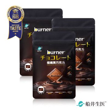 船井burner倍熱 72%極纖黑巧克力(7片/袋)X3