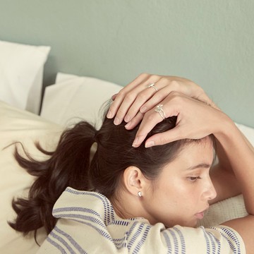 鍍銀黃銅戒指，銀， 5 種設計