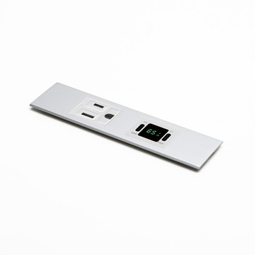 LAMP EZ CHARGER 易智快充 磐石系列（65W USB插座+AC安全插座) for LAMP(R) 省空間二孔銀色金屬面板