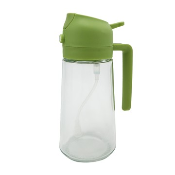 milomix鮮翠兩用噴油壺-420ml-綠色-2入