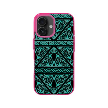 iPhone 16 Clear 粉漾桃 - Assassin's Creed - Valhalla - Crest Pattern