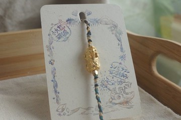 貔貅_極簡風蠟繩手環 | 小火龍礦編 |