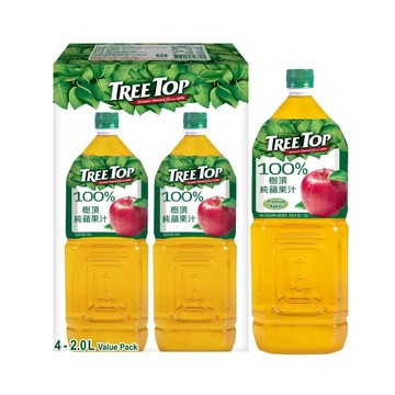 Tree top 蘋果汁(2公升X4入/箱)