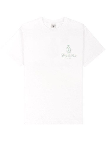 Sporty & Rich - Vendome cotton T-shirt - unisex - Cotton - L - White