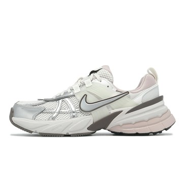Nike 休閒鞋 Wmns V2K Run 女鞋 銀 粉紅 復古 緩震 運動鞋