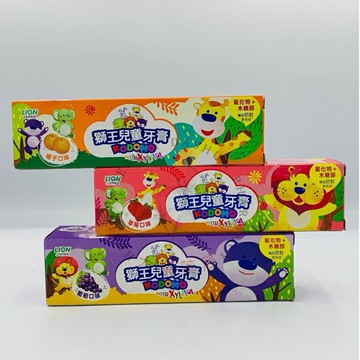 ??大順藥局??日本LION獅王 兒童牙膏 45g 葡萄/草莓/橘子