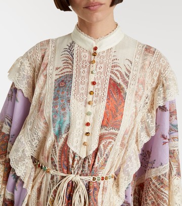 Zimmermann Rhiannon embroidered floral minidress